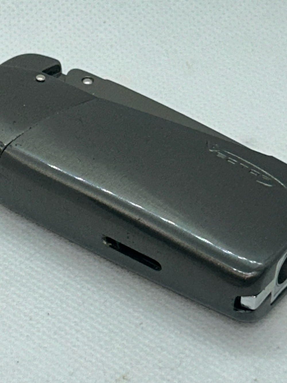 Vector VULCAN vintage triple flame cigar lighter built in punch Y2K